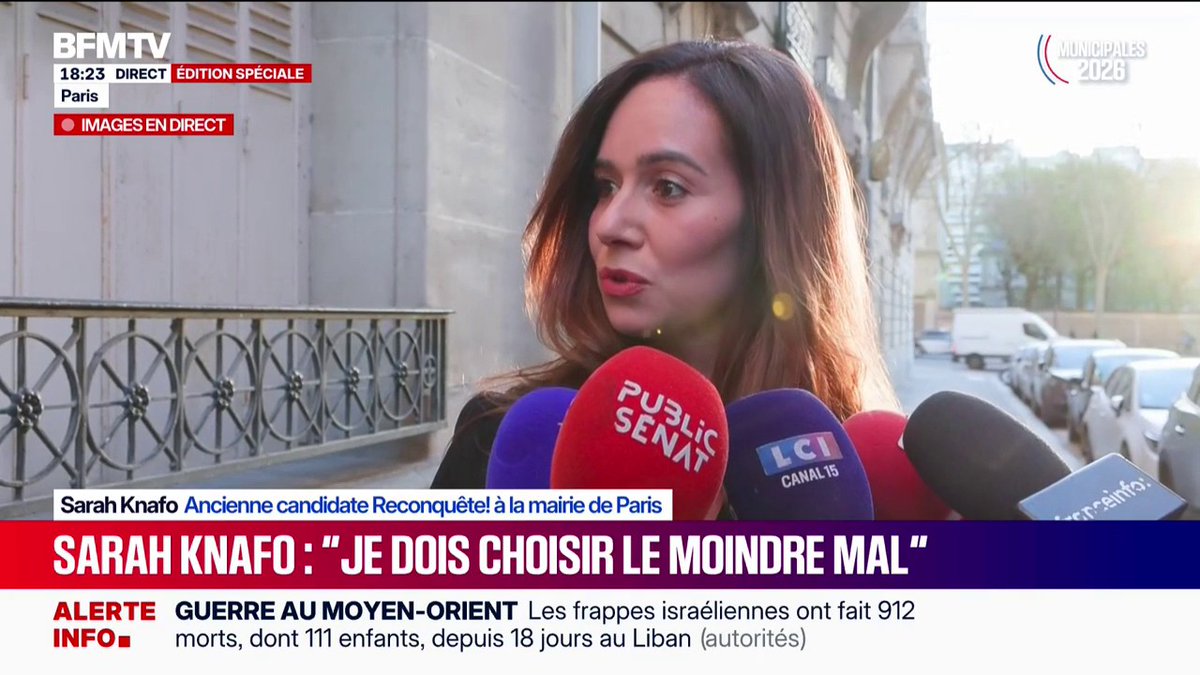 🚨 Sarah Knafo révèle que c’est Édouard Philippe qui a fait en sorte de bloquer un accord entre sa liste et celle de Rachida Dati. #Municipales2026