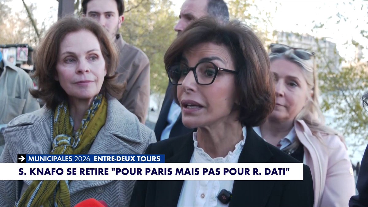 🔴🇫🇷 𝗙𝗟𝗔𝗦𝗛 𝗜𝗡𝗙𝗢 — « Je prends acte de cette décision, qui est sage et responsable », salue Rachida Dati, qui ajoute : « Sarah Knafo est en cohérence avec ce qu’elle a toujours dit : elle souhaite le changement à Paris ».