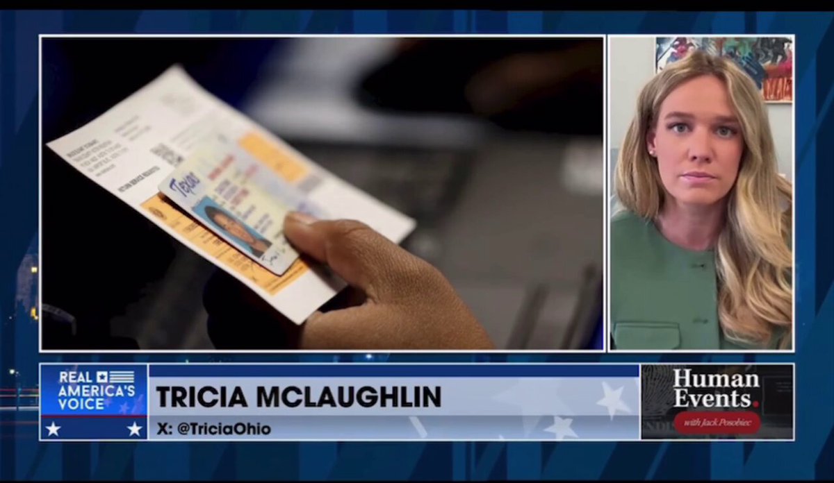 .Tricia McLaughlin to Jack Posobiec: "If an illegal alien workforce was actually effective for our economy, then Joe Biden would have had a booming economy. Of course he didn't have that..."