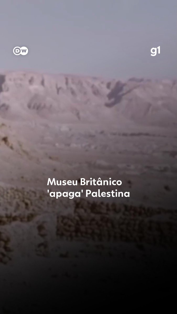O Museu Britânico substituiu "Palestina" por "Canaã" em mapas e descrições. A decisão gerou protestos e questionamentos sobre influências políticas e precisão histórica. #g1 📹: DW Notícias
