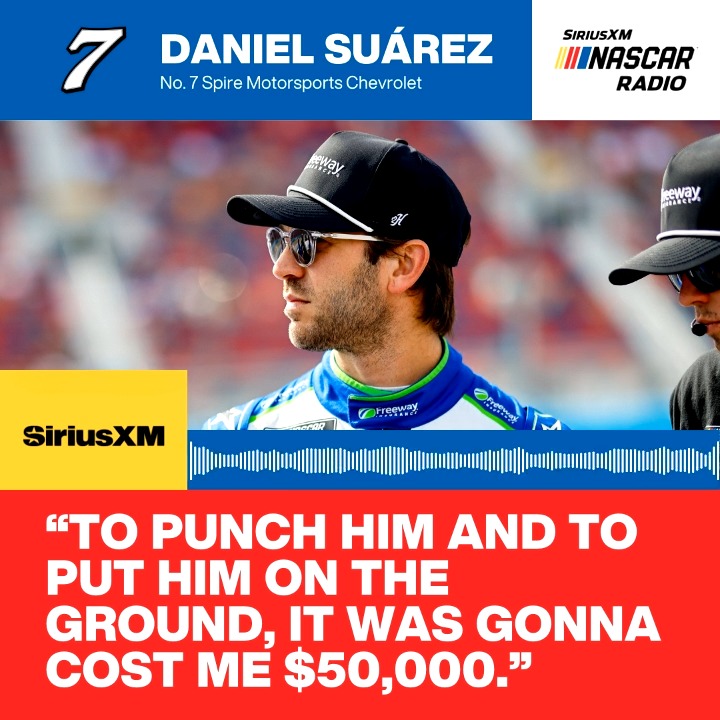 🗣️ Daniel Suárez speaks on the confrontation with former teammate Ross Chastain post-race Las Vegas Motor Speedway. 💭 "If I want to fight Ross, and he knows this, it's not gonna last 5 seconds." More ➡️