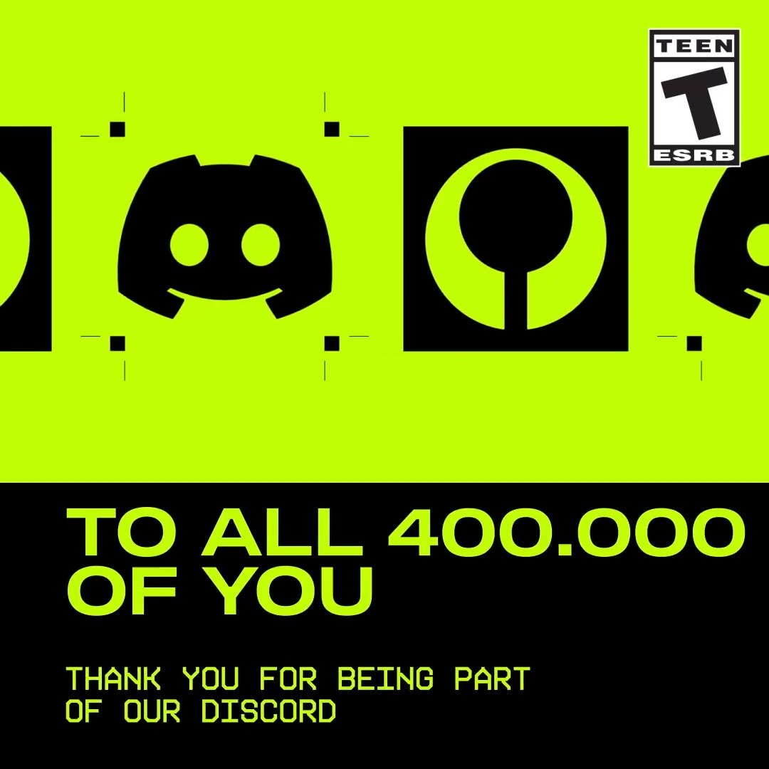 The Marathon Discord is now 400,000 strong. Thank you! You’ve made this community special — and we can’t wait to keep building it with you. This is only the beginning. Join the fun: