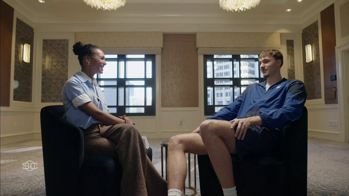 Mavericks' rookie Cooper Flagg sits down with Malika Andrews to reflect on the highs and lows of his first NBA season 🙌