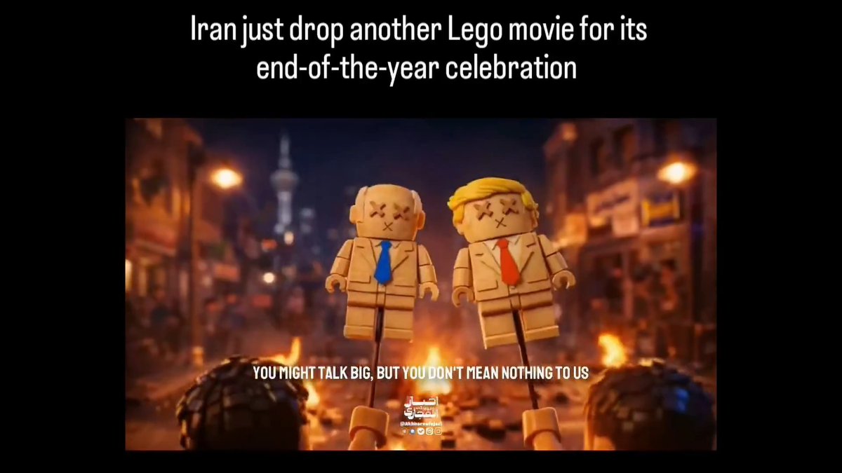 OMG Iran just dropped another AI Lego animation This will make Lego company and Israel very angry 😭🤣😂