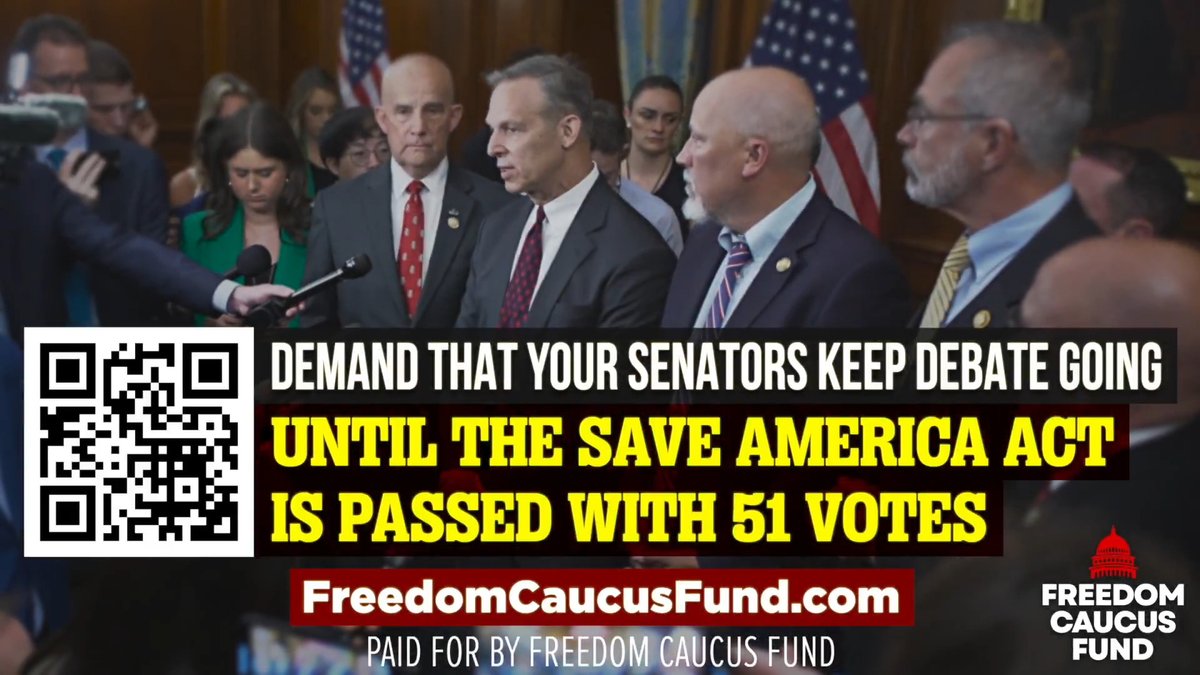Pass the SAVE AMERICA ACT. No Excuses!