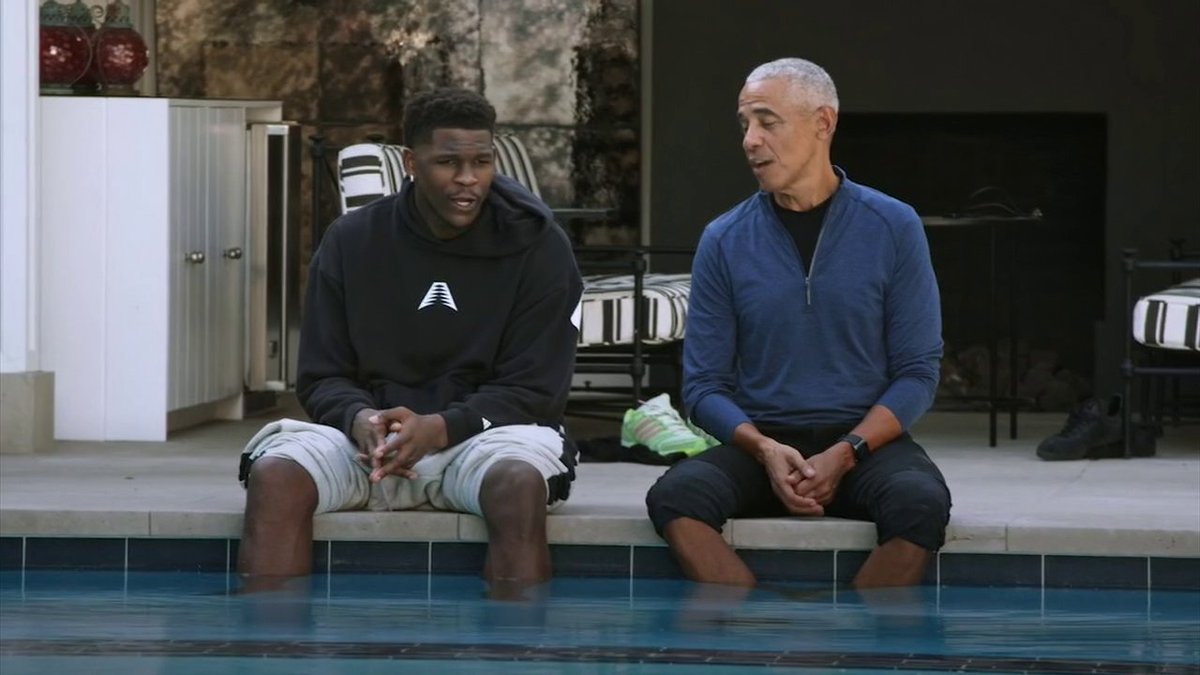 The Obama Presidential Center will be open to all visitors this summer — even Anthony Edwards 😂 Ant and former President Barack Obama squashed the beef over hoops, ping pong and more 🏓