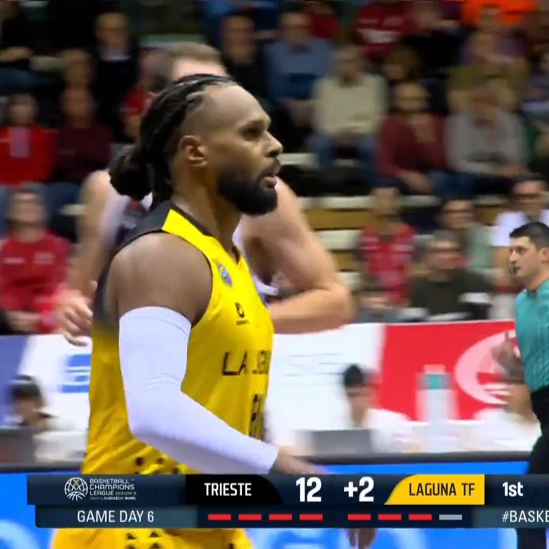 Just Patty Mills things 🤩 #BasketballCL I La Laguna Tenerife