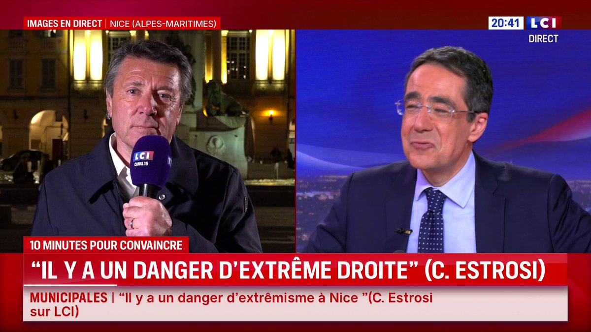 🔴 Bataille à Nice pour les municipales : Christian Estrosi est sur LCI 🗣️ "Éric Ciotti est le lieutenant de Marine Le Pen"