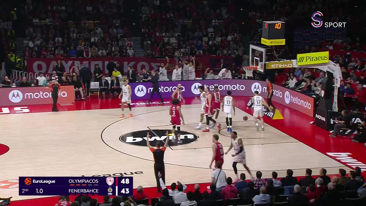 İLK YARI SONUCU 🏀 Olympiakos 48-46 Fenerbahçe Beko