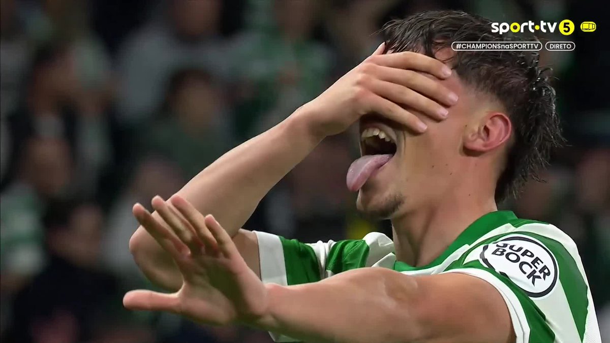 Nel fechou uma noite inesquecível em Alvalade 💫 #sporttvportugal #CHAMPIONSnaSPORTTV #UEFAChampionsLeague #SportingCP #BodoGlimt