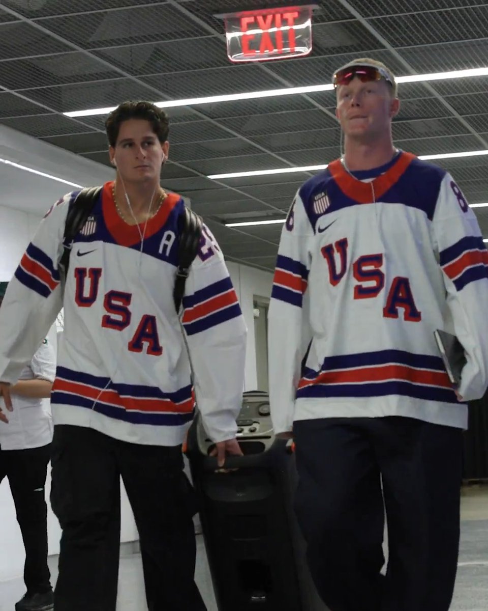 Team USA has arrived to the World Baseball Classic Final in GAME-USED United States Men's National Hockey Team jerseys.