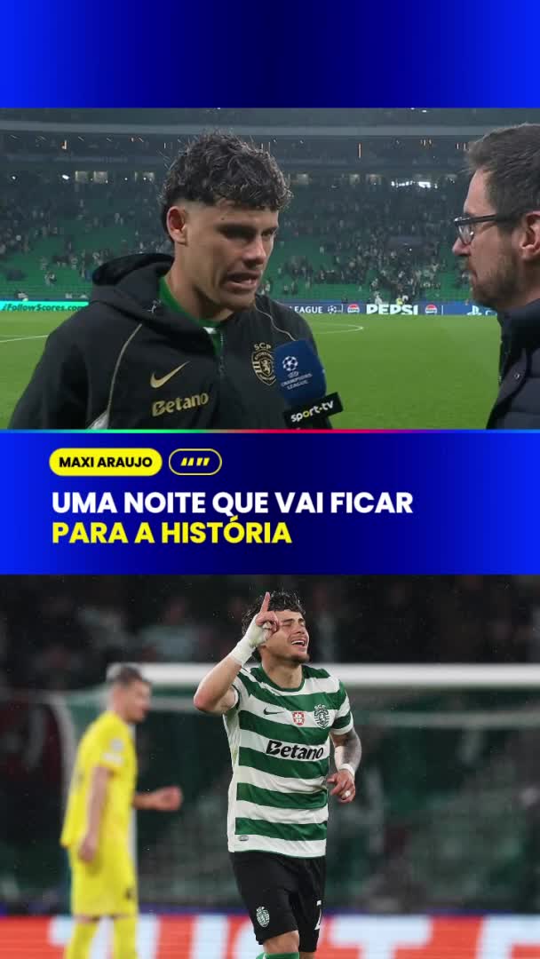 Maxi sobre uma noite histórica 🥰 #sporttvportugal #CHAMPIONSnaSPORTTV #UEFAChampionsLeague #SportingCP #BodoGlimt