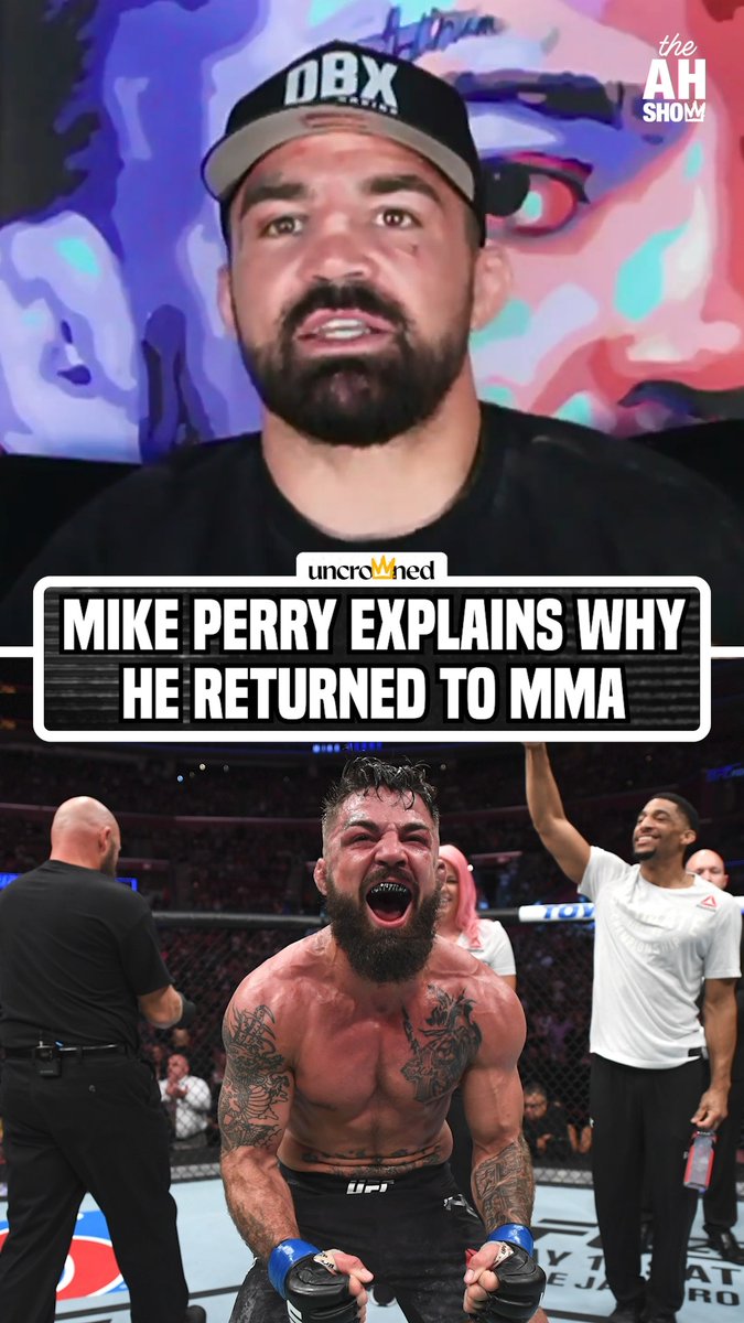 "I always saw it back in the day watching UFC and Pride, and Rampage and Wanderlei, those guys going back and forth. Vitor, those guys." Mike Perry is taking things one fight at a time but he's open to fight for any promotion 👊 #HelwaniShow