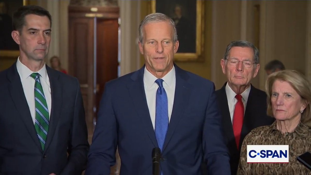 Leader John Thune showing support for SAVE Act: "Even the Democrats who are complaining loudly about this require a photo ID to get in the Democrat National Convention."