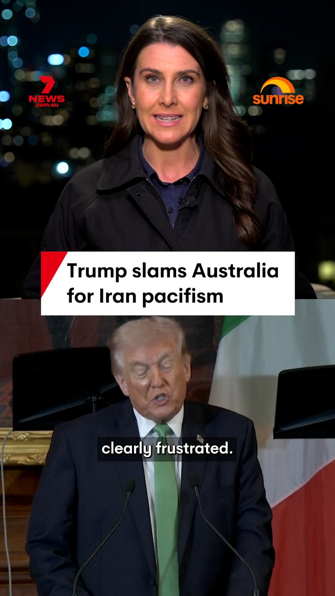 US President Donald Trump has taken aim at Australia and fellow allies for refusing his request to join the war against Iran. Trump called on the North Atlantic Treaty Organisation (NATO) and Japan and South Korea on Sunday to help remove Iran’s stranglehold over the Strait of Hormuz, a shipping route vital for the world’s oil supply. Australian officials confirmed it had not been asked by the US for help, but wouldn’t have sent more resources to the Middle East if it had. #trump #iran #usa #australia #middleeast