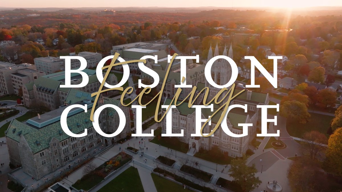 That Boston College Feeling takes over the moment you step on the Heights. Welcome to BC, Class of 2030! 💛 Video: John Walsh '17, '20, Office of University Communications