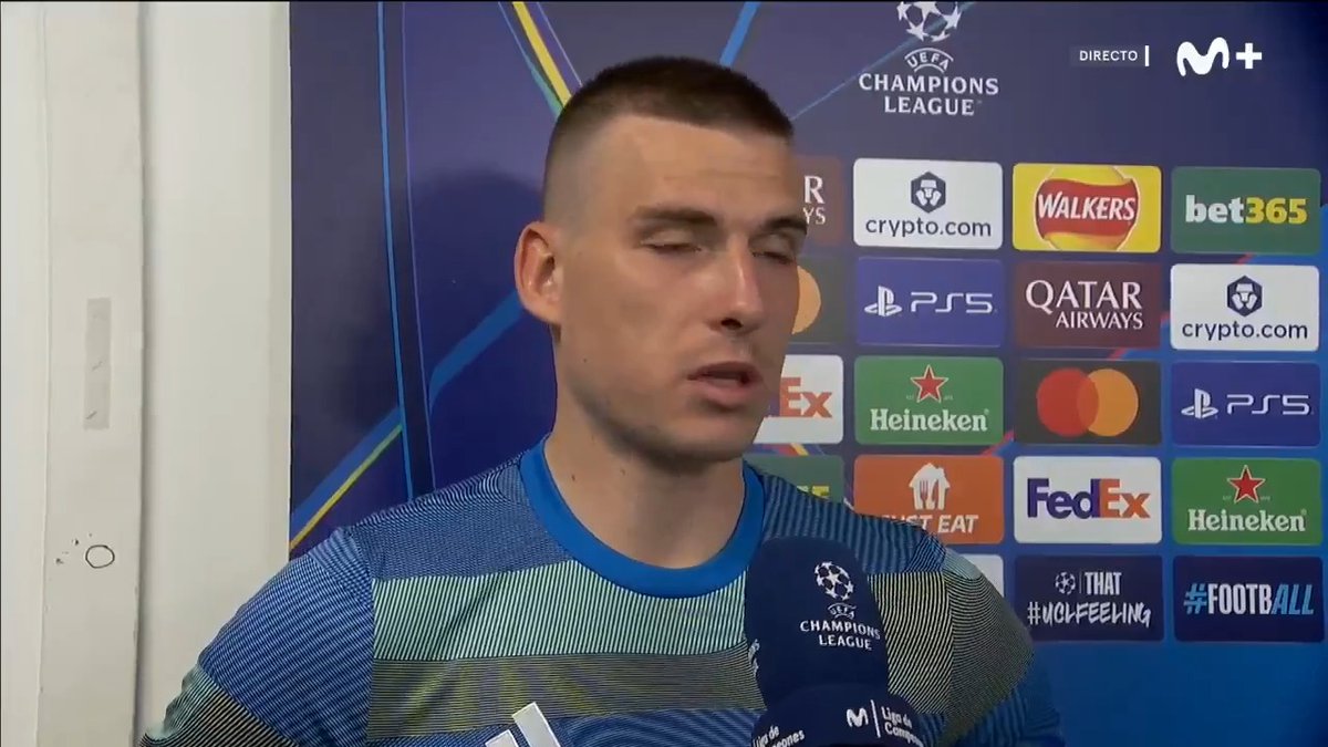 🗣️ Lunin: "Yo siempre estoy preparado y estoy listo para ayudar en todo lo que haga falta." MI PORTERO 👏🏻👏🏻👏🏻