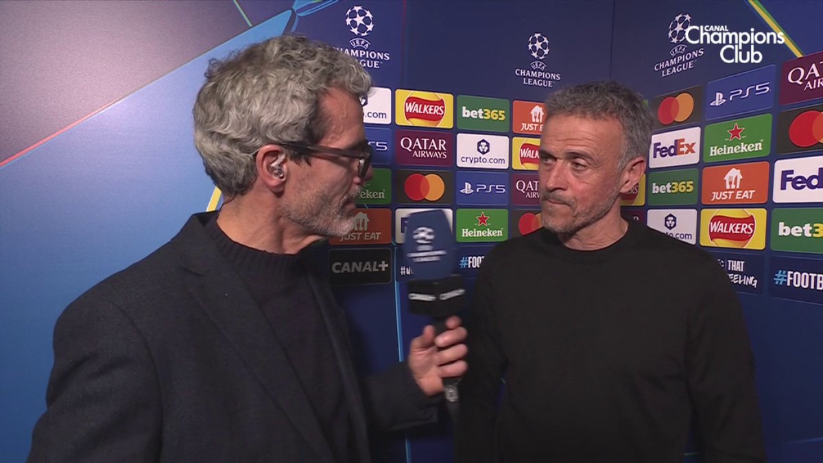 "C'est incroyable pour nous !" 🗣️ La réaction de Luis Enrique après la qualification du PSG en 1/4 de finale de Ligue des champions obtenue sur la pelouse de Chelsea 💬 #CFCPSG | #UCL