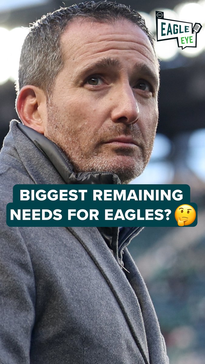 What are the Eagles' biggest remaining needs this offseason? Dave Zangaro and Reuben Frank break it all down on the Eagle Eye Podcast 🦅👀| Nissan