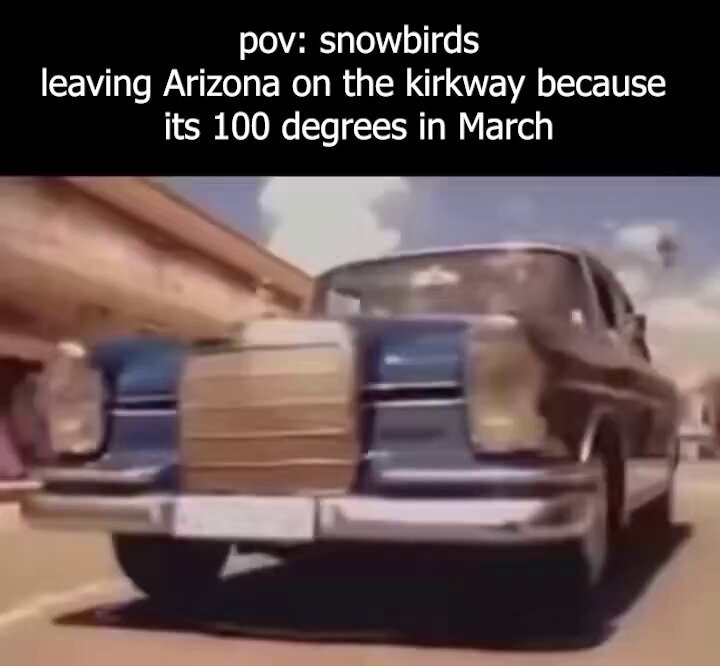 reposting because its gonna be 105 this week