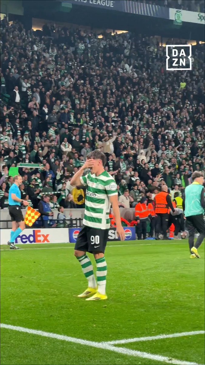 Momento arrepiante em Alvalade após o golo de Rafael Nel 😮💨 #DAZNChampions