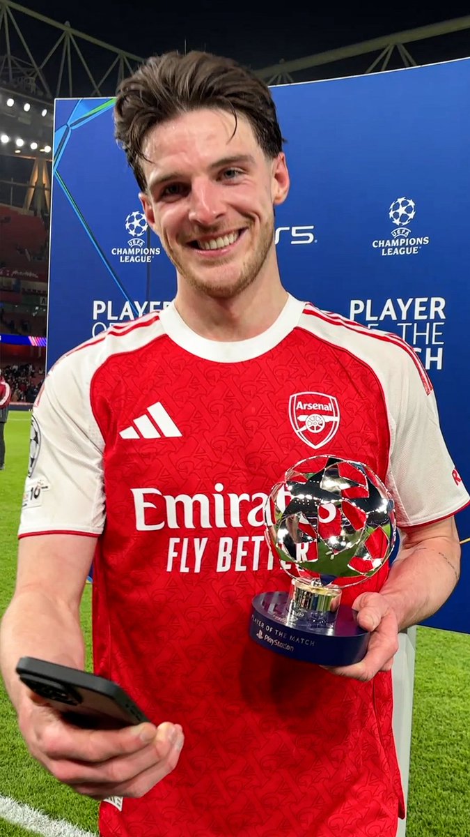 Another Player of the Match for Declan Rice. ✅🏆 🎥 Stan Sport Football