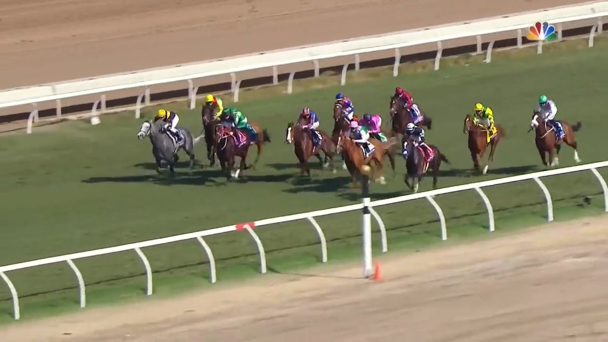 An epic finish for Loves Only You (JPN) for the upset in the Maker's Mark #BreedersCup Filly & Mare Turf in 2021 at Del Mar Racetrack.😍
