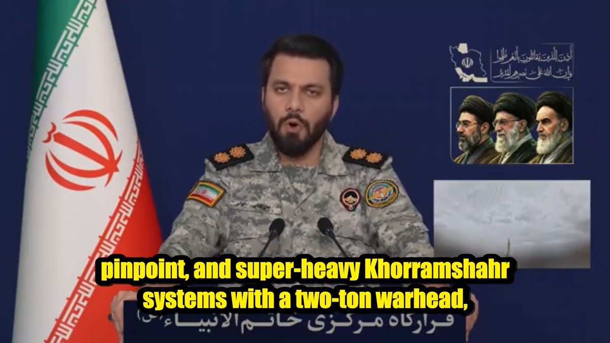 CENTCOM of Iran just published a daily briefing and you will never see this on CNN or Fox News: "Operation True Promise 4," launching a massive coordinated wave of drone &amp; missile strikes against Israeli Rafael weapons facilities and US bases across the region.