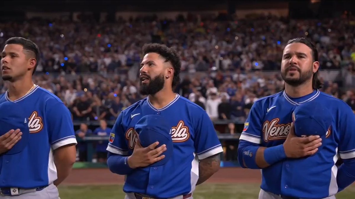 The national anthem of Venezuela 🇻🇪 #WorldBaseballClassic