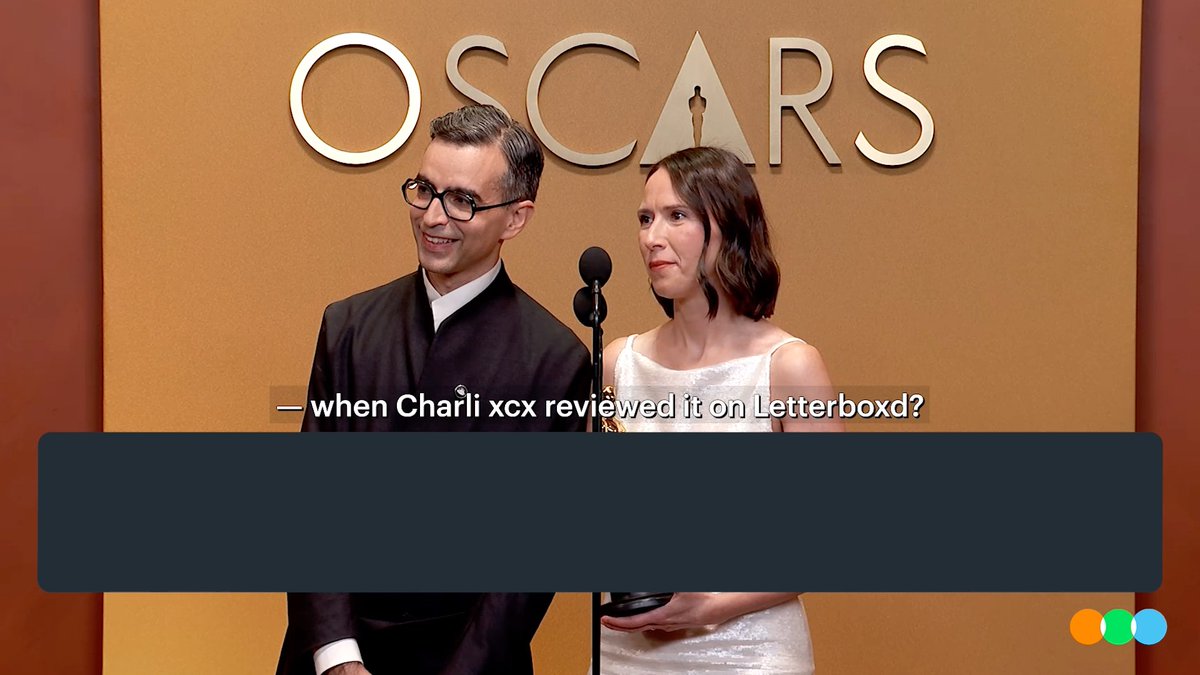 The directors of Best Live Action Short Film Oscar winner Two People Exchanging Saliva, Alexandre Singh and Natalie Musteata, reflect on the watch bump after Charli xcx reviewed their film 🏆 #Oscars #Letterboxd