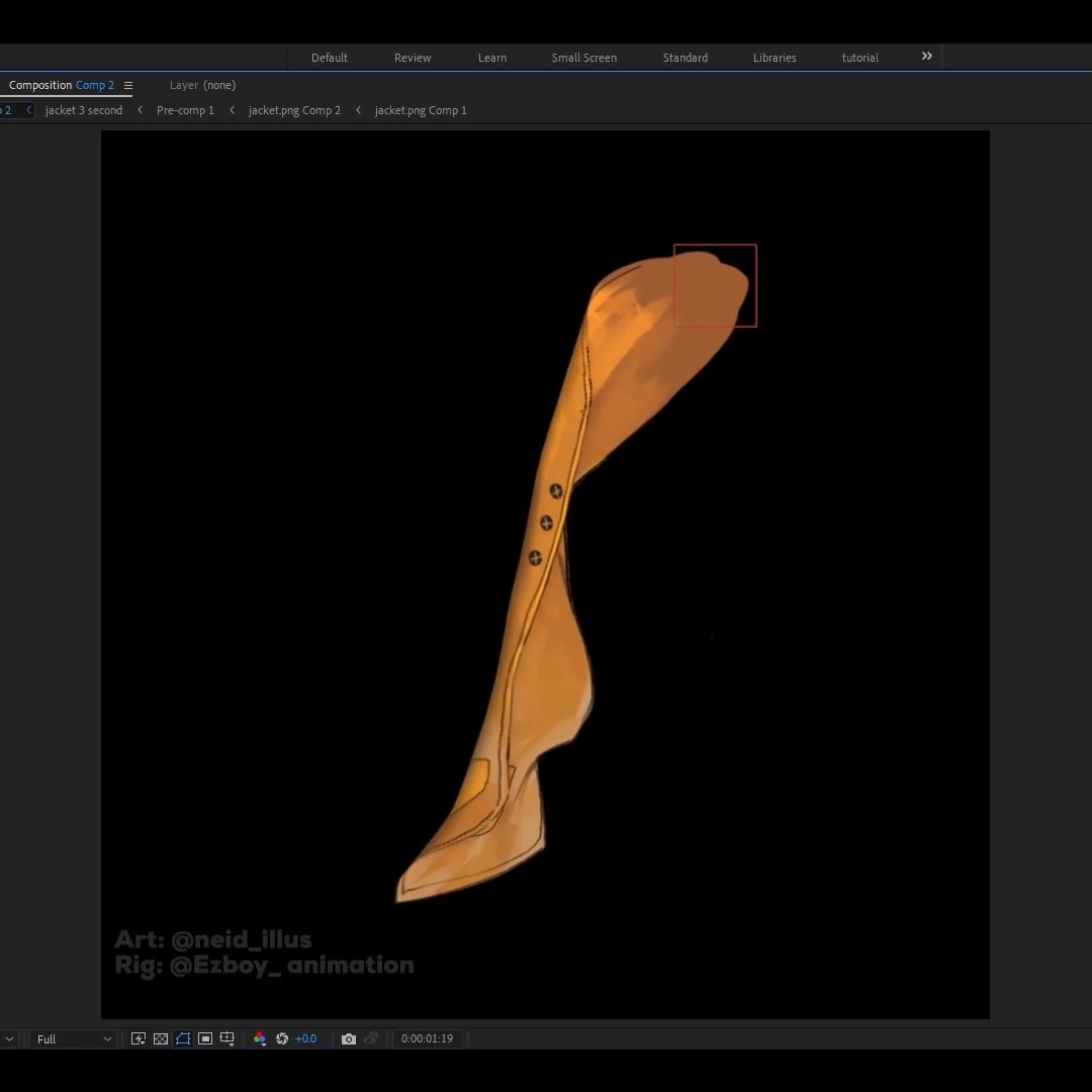 I found a way to animate folding clothes in After Effects #aftereffects