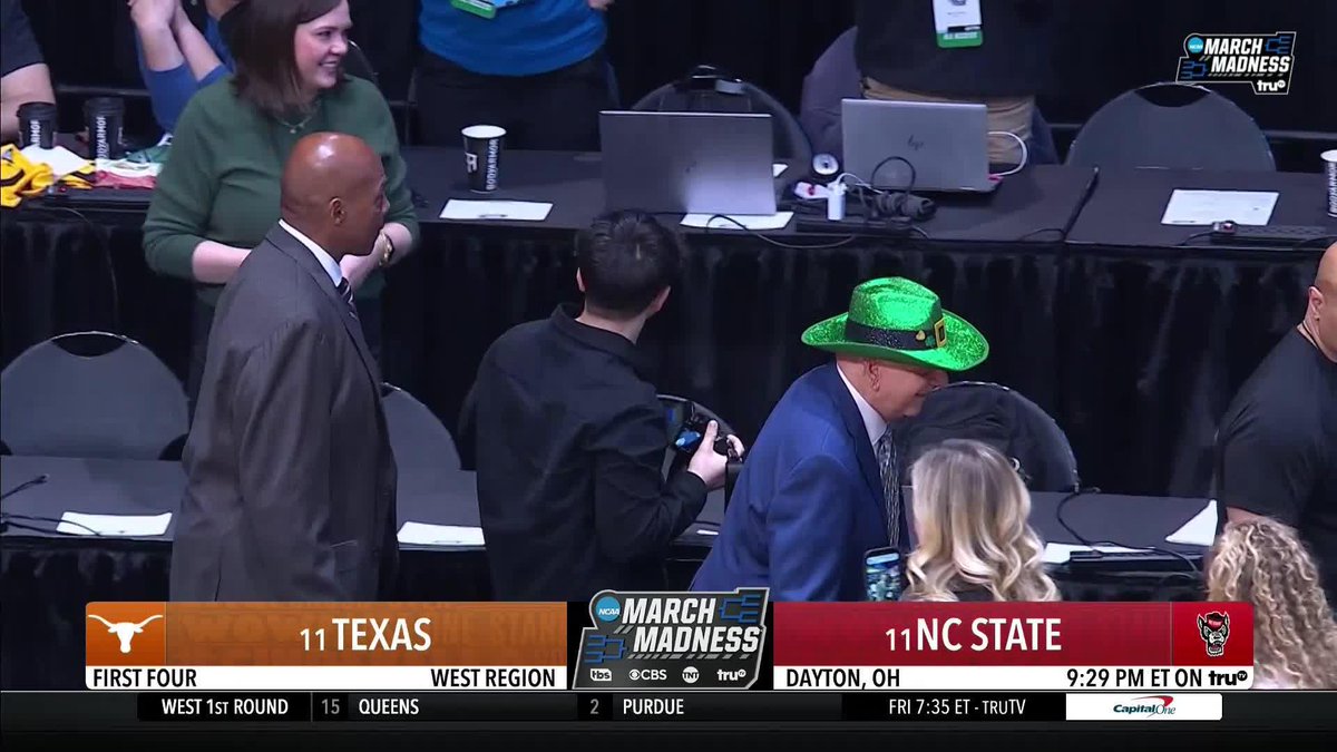 Chuck &amp; Dickie V are on the scene 🍀 Get to truTV or HBO Max for their #MarchMadness First Four game 📺