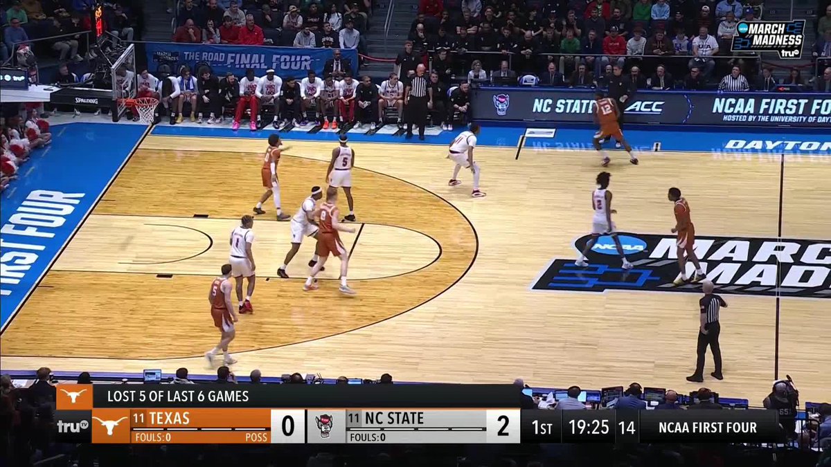 Texas and NC State have tipped off and our second game of the evening is underway! 👏 #MarchMadness