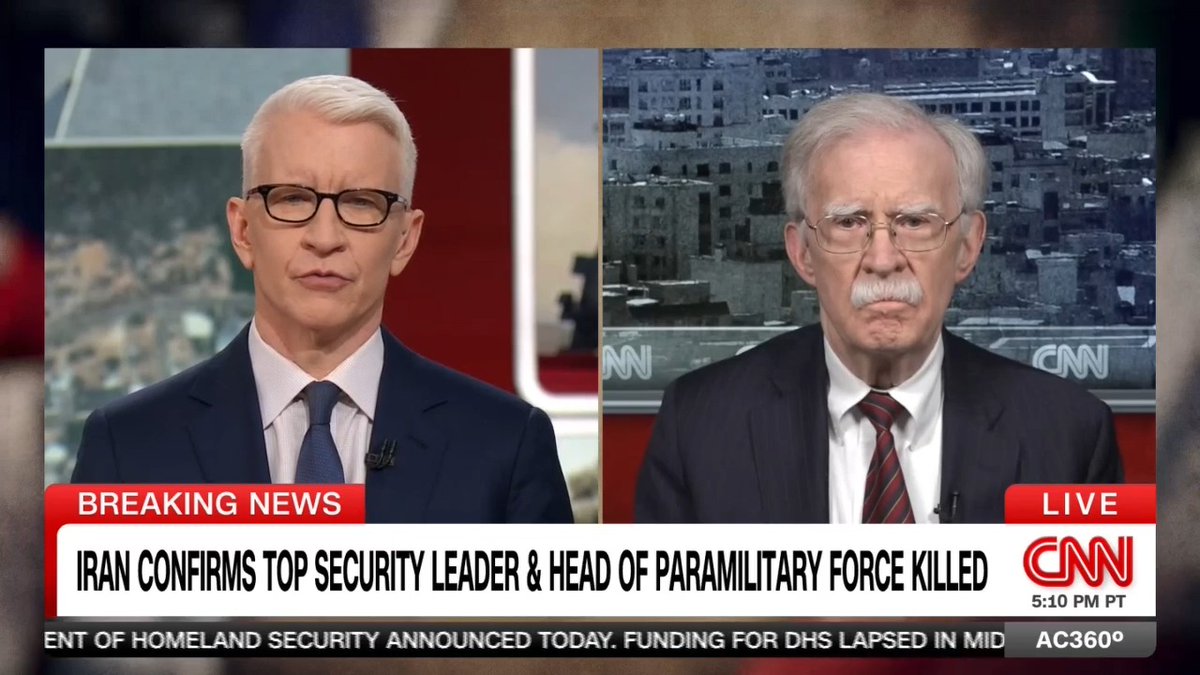 John Bolton says European leaders' response that Iran is not their war could invite President Trump to walk away from the war in Ukraine, calling their behavior juvenile. "It's very dangerous to approach Trump in the same way he behaves."