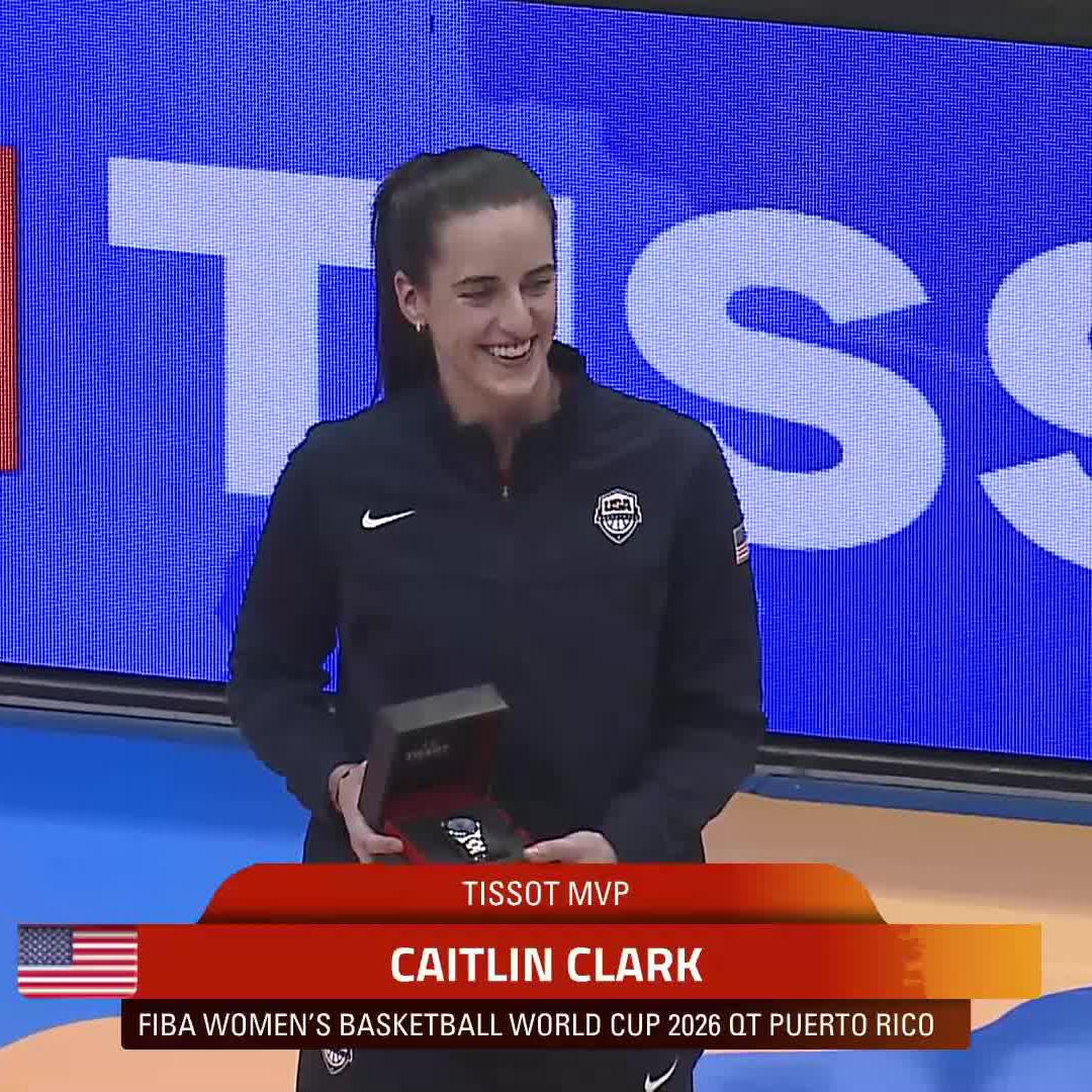 Second MVP award at only 24. Caitlin Clark, you’re an incredible hooper. 🇺🇸 #FIBAWWC x #WeOwnTheGame