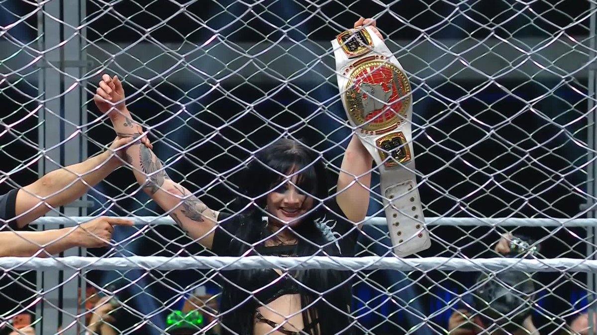 A STATEMENT VICTORY 🕸️ Tater retains the NXT Women's North American Championship!