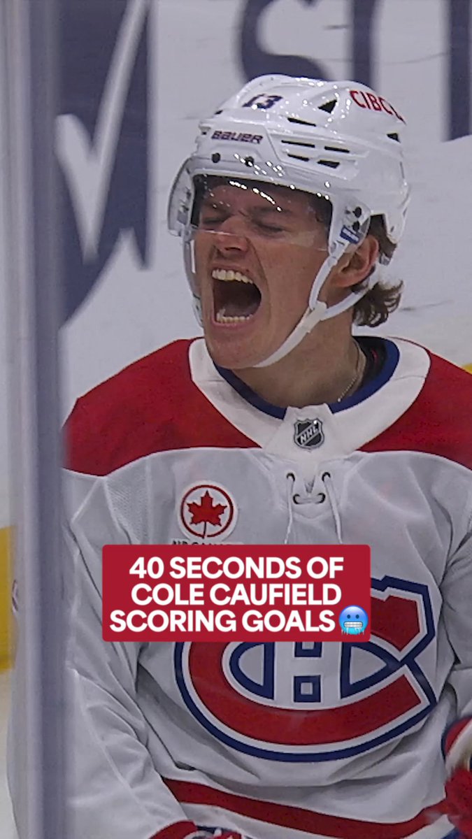 40 seconds of Cole Caufield greatness to celebrate his first 40-goal season! 😛
