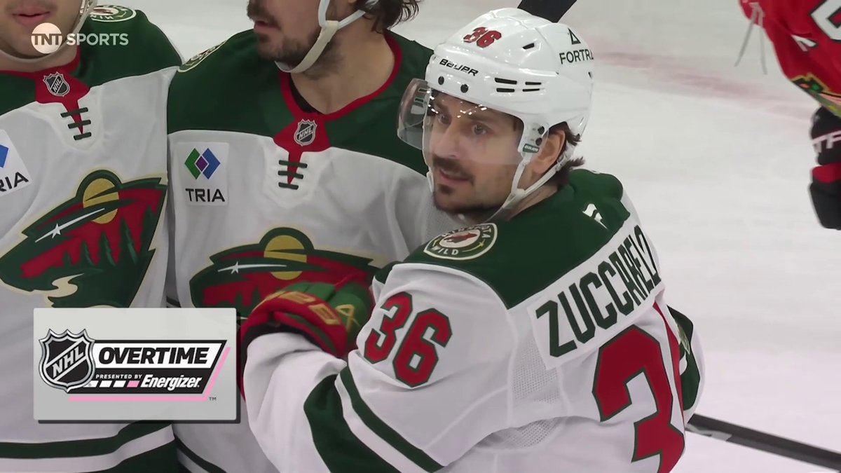 MATS ZUCCARELLO‼️ He wins it for the Minnesota Wild in Energizer overtime! 🔴🟢