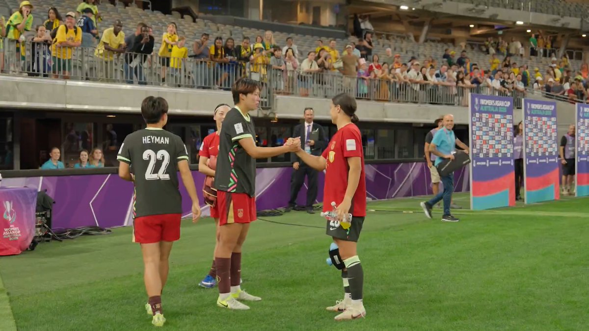 All respect post-match 🤝👕 #Matildas #HowWeWaltz #TilitsDone #WAC2026