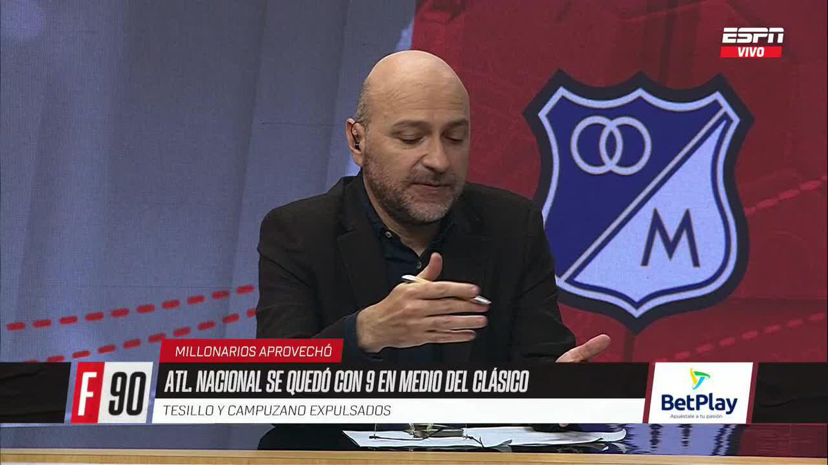 "Contreras DOMINÓ el factor psicológico del partido y demostró que es de retos grandes" Nicolás Samper y su opinión del delantero argentino tras la victoria de Millonarios sobre Atlético Nacional. ▶️ No te pierdas #ESPNF90Colombia en el Plan Premium de #DisneyPlus