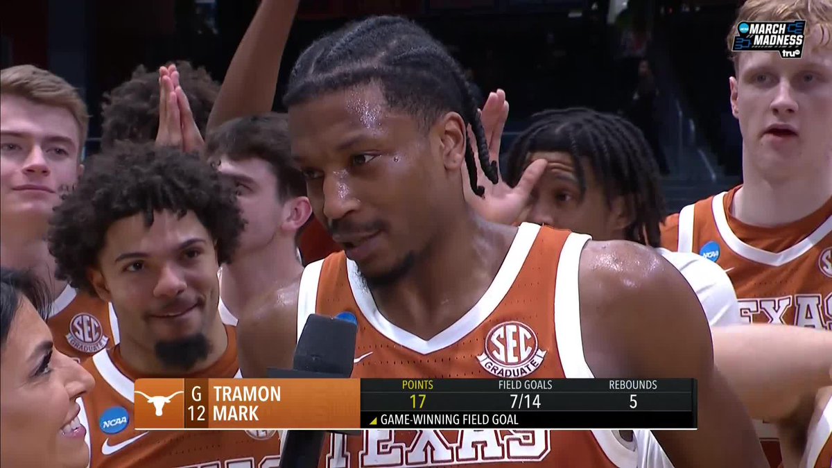 "It's just routine for me, really." Tramon Mark on his game-winner