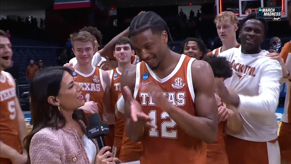 "It's just routine for me really" 🥶 Tramon Mark explains why he's so clutch. #MarchMadness Texas Men’s Basketball