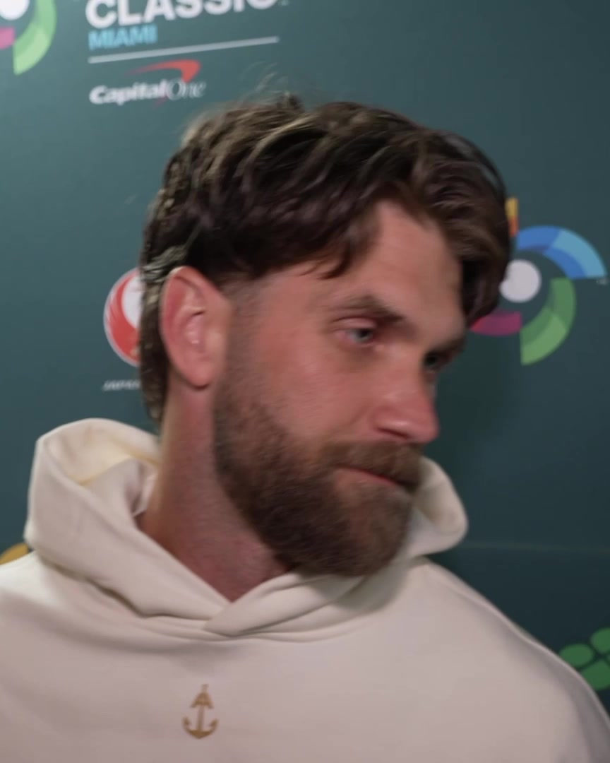 Bryce Harper on Nolan McLean: "Whenever you get down 2-0 it's tough, but I thought Mac threw the ball great. He's a special talent. He's going to be a special talent for a long time. We've got a lot of great young guys in there that are going to play again on this team"