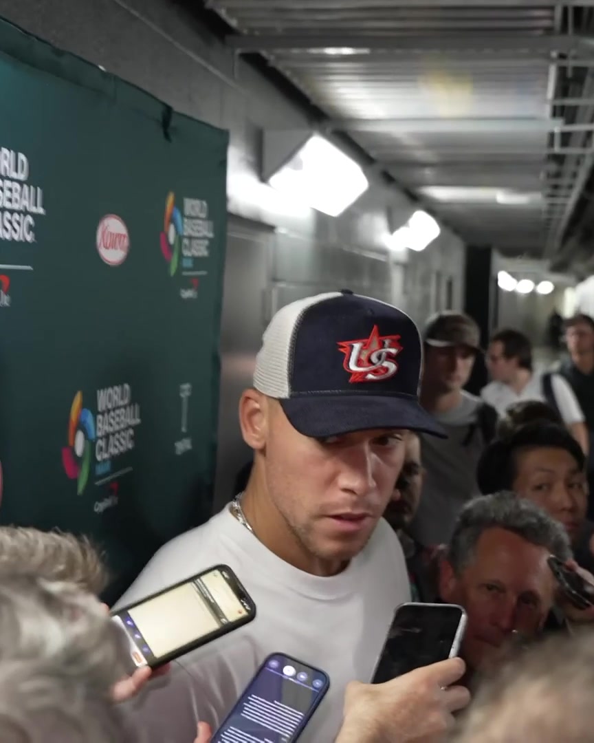 Aaron Judge on facing Venezuela: "When we did get a pitch we either popped it up or hit it on the ground. Stuff like that can't happen. When you get a pitch to hit, you gotta be able to drive it"