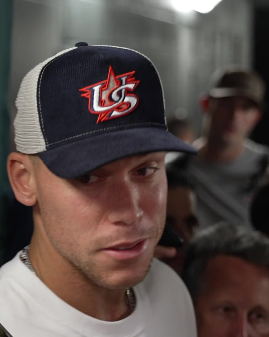 Aaron Judge on his WBC experience: "Being with these boys, being with these guys, they're the best of the best"