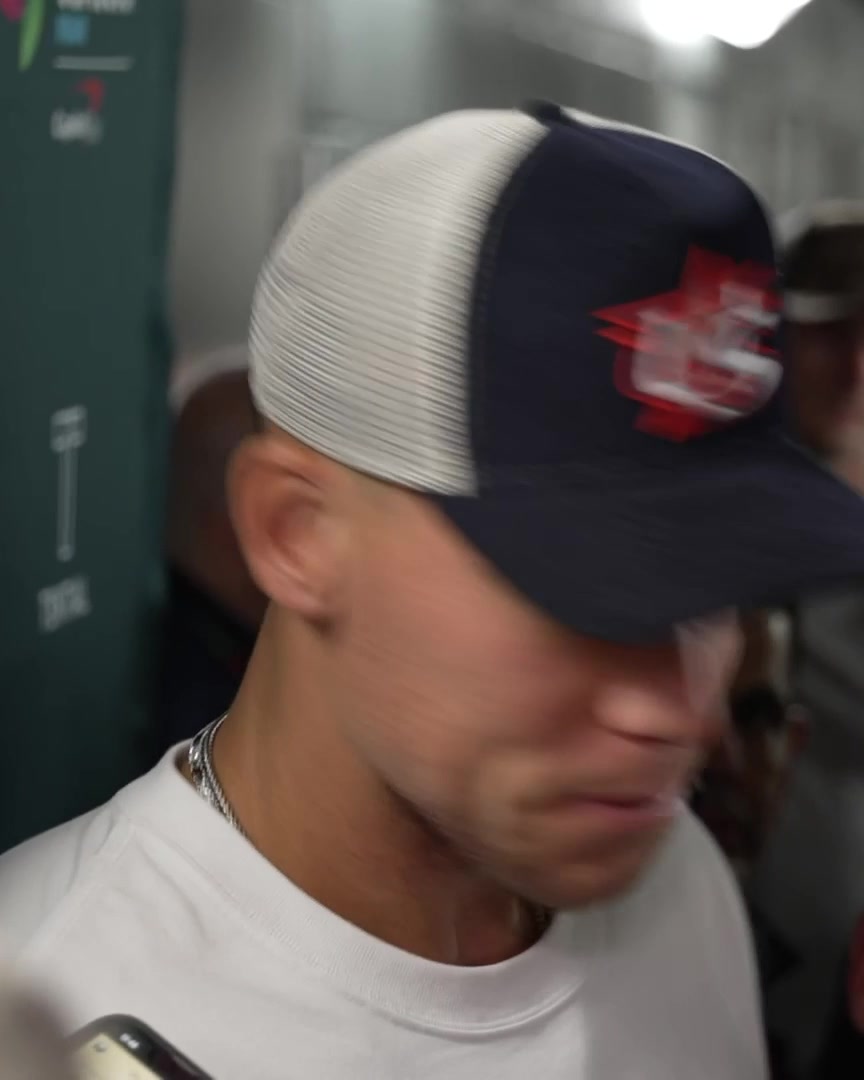 Aaron Judge was asked if Team USA's loss motivates him more for the 2026 season with the Yankees "I'm always fired up for the Yankees, but I'm still pissed about this. I'm looking forward to the next time we get a chance to put on the red, white & blue and take care of business"