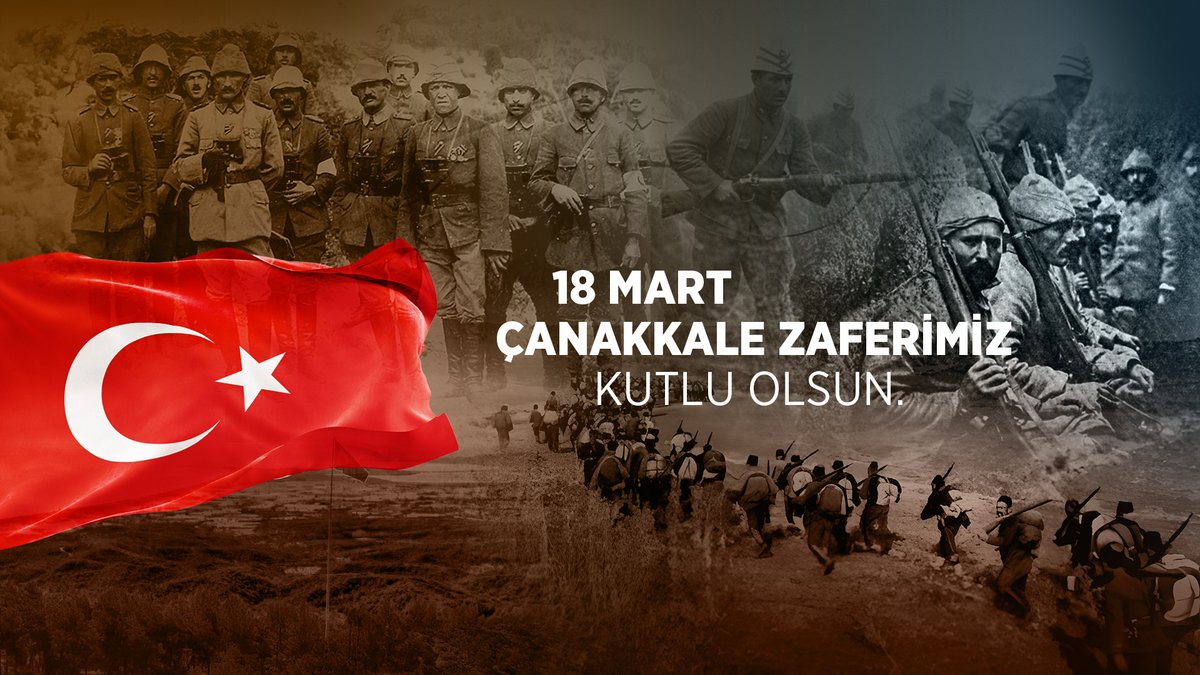 Çanakkale Zaferi ve Şehitleri Anma Günü’nde, Çanakkale'yi ilelebet geçilmez kılan Gazi Mustafa Kemal Atatürk ve tüm kahramanlarımızı saygı ve minnetle anıyoruz. #18MartÇanakkaleZaferi