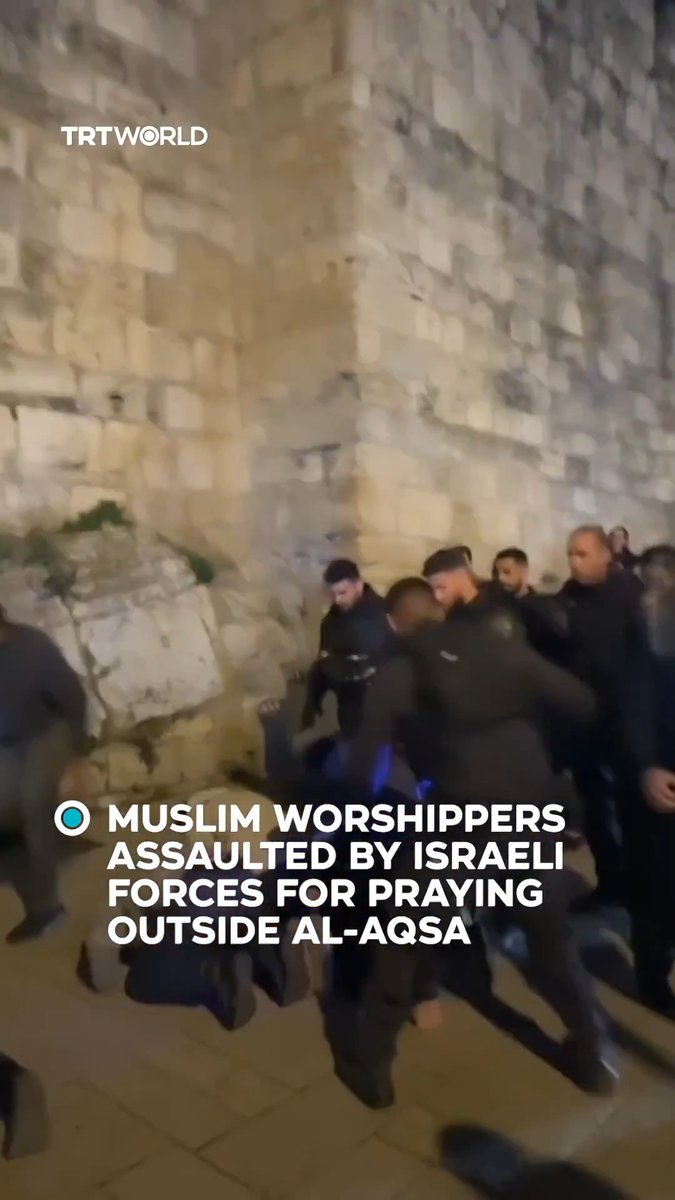 After closing the Al-Aqsa Mosque compound on February 28, Israeli forces are now assaulting Muslims who are praying their nightly Tarawih prayers on the pavement outside. On March 17, Israeli forces used tear gas, sound bombs and batons to violently disperse Palestinian Muslims who were peacefully praying near Lions' Gate and Sahira Gate in occupied East Jerusalem