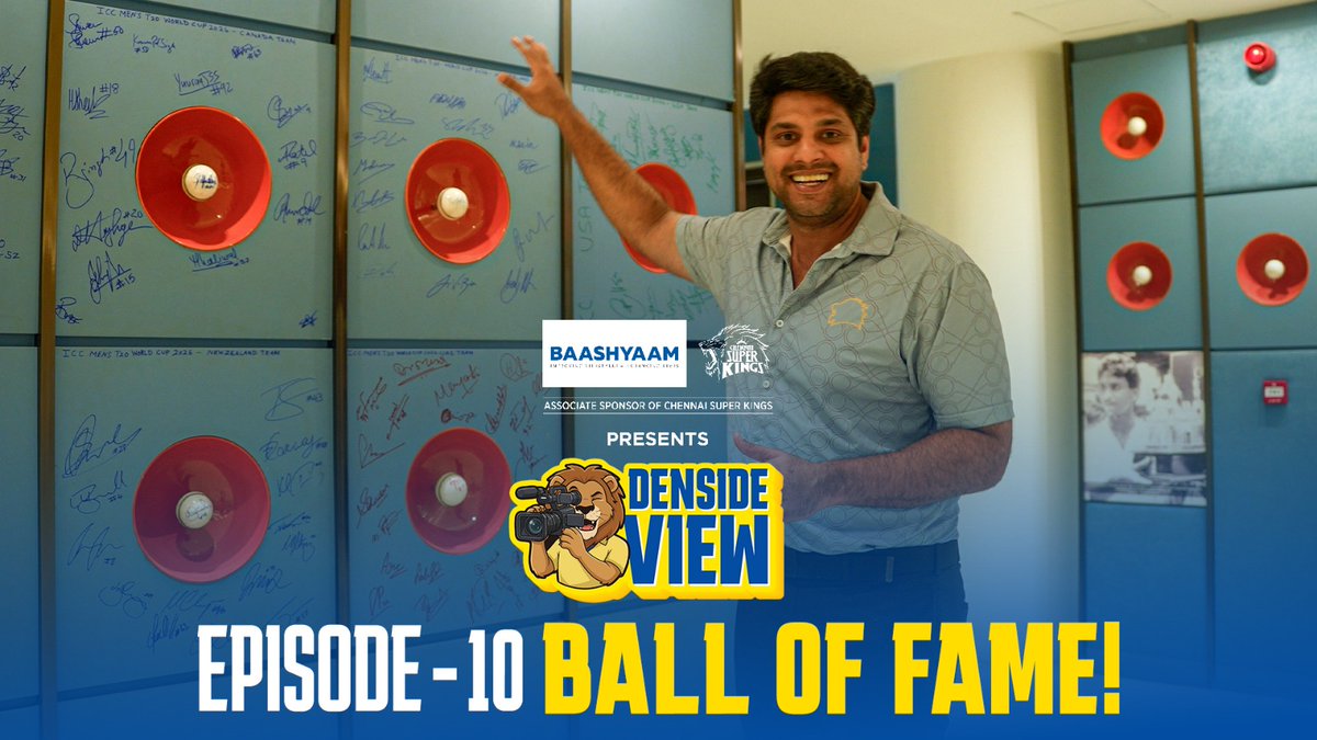 Where every ball tells a story… 💛 #DensideView #WhistlePodu