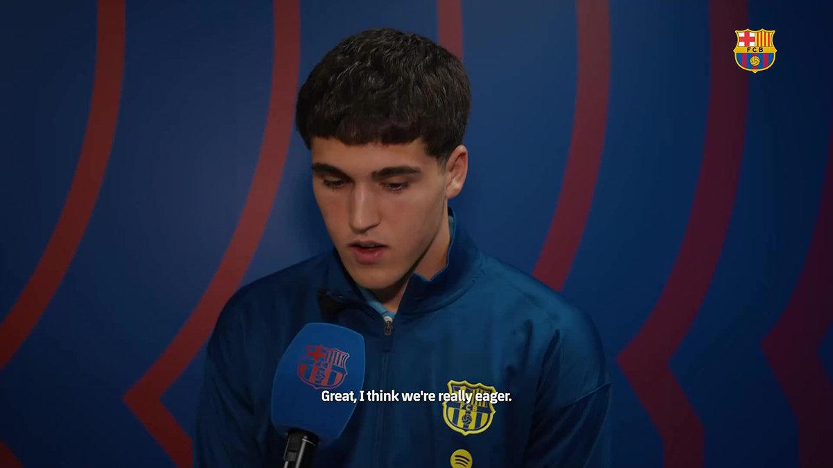 ❝ I think here at home it will be different with our fans ❞ Pau Cubarsí
